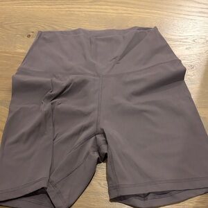 Women's High-Waisted Gray Shorts